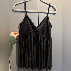 Vintage Babydoll Black Tank Top